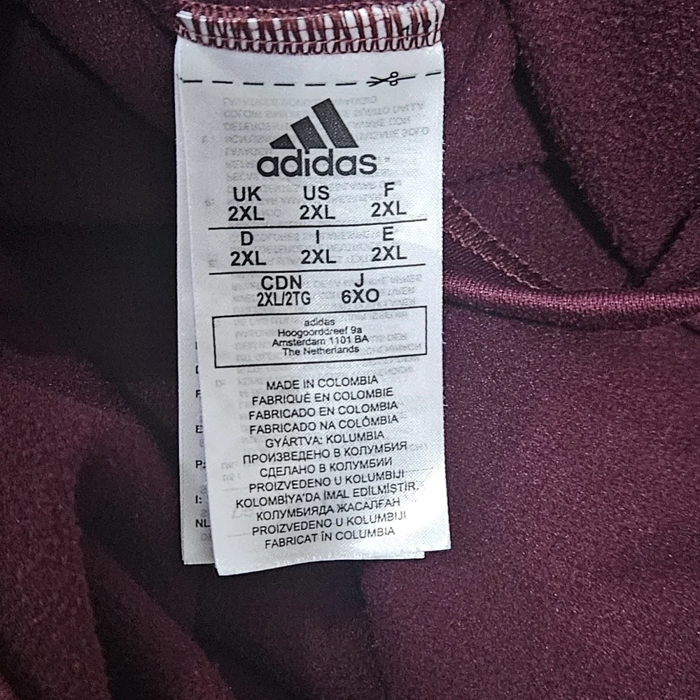 ADIDAS Men's Quarter-Zip High Neck Sweatshirt